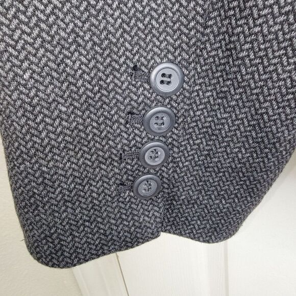 Lane Bryant herringbone knit blazer jacket size 26 - Picture 6 of 7